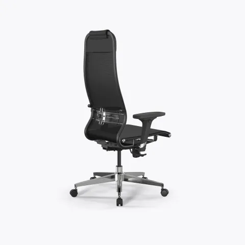 Кресло SynchroSit 10 B1-104D - T /Um00/Nb00/D02P(M20.B22.G18.W02), Черный