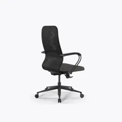 Кресло SynchroSit 8 B2-9K - X2+Bahama /Uh00/Wh12/K3bP(M25.B11.G19.W02), Черный-Тем.серый