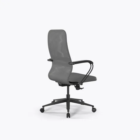 Кресло SynchroSit 8 B2-9K - X2+Extra /Uh00/Wh12/K3bP(M25.B11.G19.W02), Серый