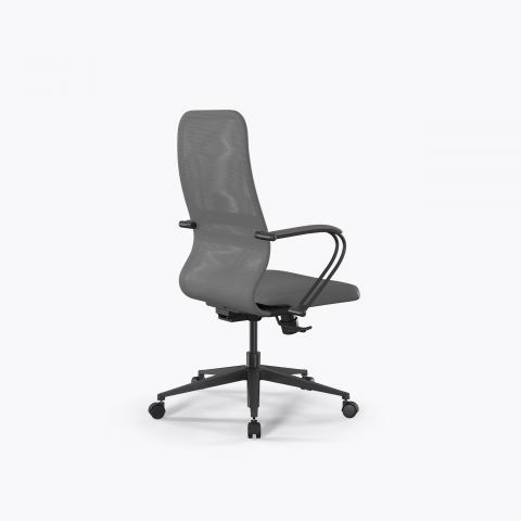 Кресло SynchroSit 8 B2-9K - X2+Extra /Uh00/Wh12/K3bL(M25.B11.G19.W02), Серый