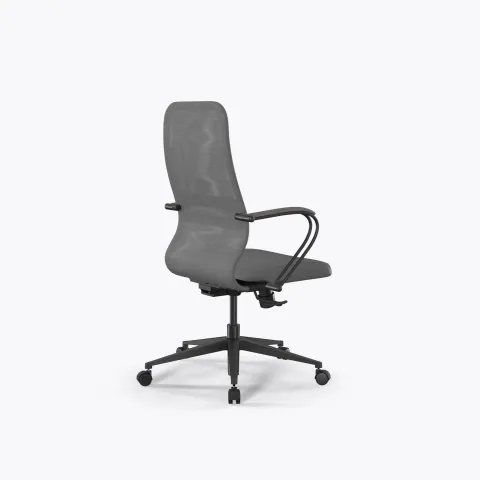 Кресло SynchroSit 8 B2-9K - X2+Extra /Uh00/Wh12/K3bL(M25.B11.G19.W02), Серый