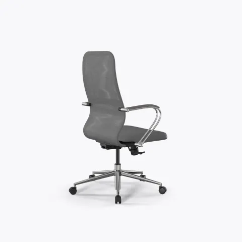 Кресло SynchroSit 8 B2-9K - X2+Extra /Uh00/Wh12/K3cL(M25.B23.G18.W02), Серый