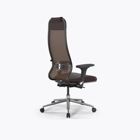 Кресло SynchroSit 10 B1-115D - X2+Extra /Um00/Wm12/D02P(M23.B23.G18.W02), Темно-коричневый