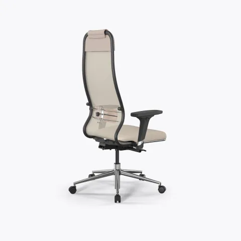 Кресло SynchroSit 10 B1-115D - X2+Extra /Um00/Wm12/D02P(M23.B23.G18.W02), Молочный