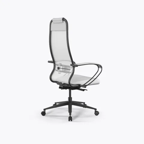 Кресло SynchroSit 10 B1-115K - X2+Extra /Um00/Wm12/K1bL(M23.B11.G19.W02), Белый