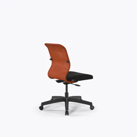 Кресло Sit 8 M4-8 - X2+UMF(X1) /Uh00/Wh00(M01.B02.G15.W01), Оранжевый-Черный