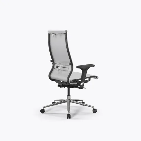 Кресло SynchroSit 10 B2-107D - T /Km00/Nb00/D02P(M23.B23.G18.W02), Белый