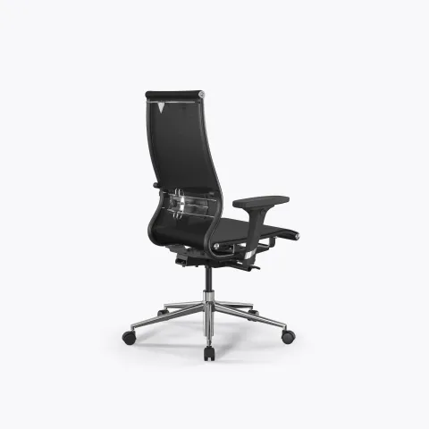 Кресло SynchroSit 10 B2-107D - T /Km00/Nb00/D02P(M23.B23.G18.W02), Черный