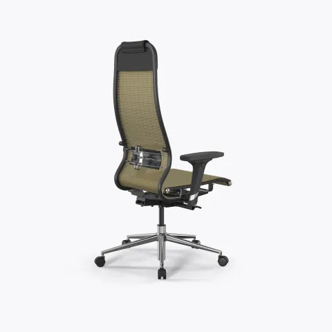 Кресло SynchroSit 10 B1-104D - T /Um00/Nb00/D02P(M23.B23.G18.W02), Золотой ротанг