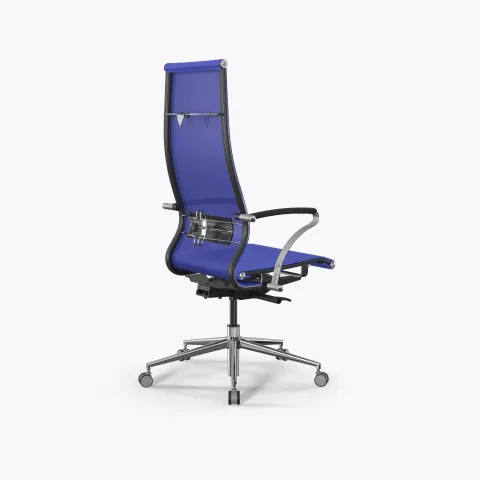 Кресло SynchroSit 10 B1-107K - T /Km00/Nb00/K15cL(M23.B23.G18.W13), Васильковый