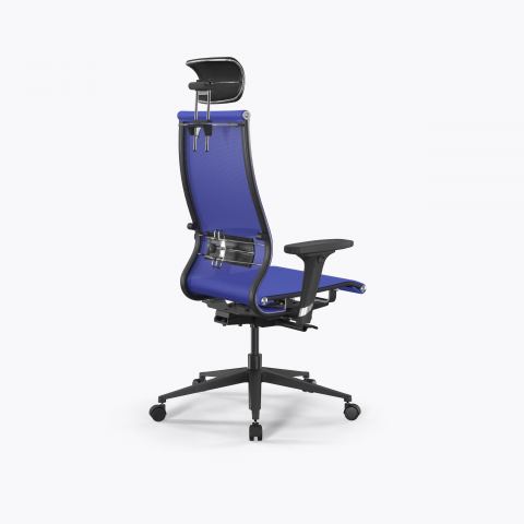 Кресло SynchroSit 10 B2-107D - T /Km00/Nb00/D02P/H13mL-2D(M23.B11.G19.W02), Васильковый