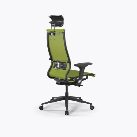Кресло SynchroSit 10 B2-107D - T /Km00/Nb00/D02P/H13mL-2D(M23.B11.G19.W02), Лайм