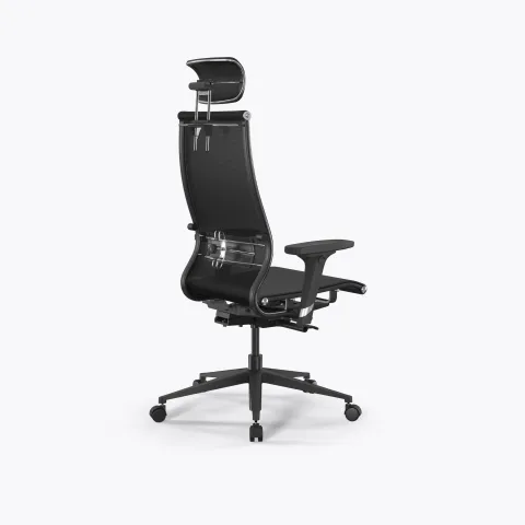 Кресло SynchroSit 10 B2-107D - T /Km00/Nb00/D02P/H13mL-2D(M23.B11.G19.W02), Черный