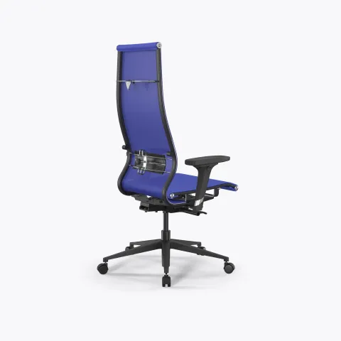 Кресло SynchroSit 10 B1-107D - T /Km00/Nb00/D02P(M23.B11.G19.W02), Васильковый