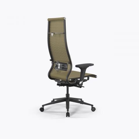 Кресло SynchroSit 10 B1-107D - T /Km00/Nb00/D02P(M23.B11.G19.W02), Золотой ротанг