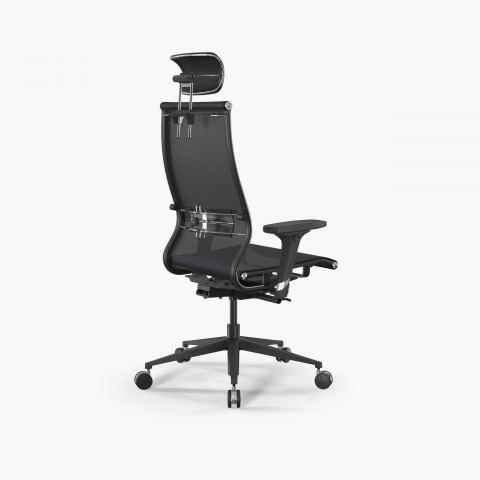 Кресло SynchroSit 10 L2-107D - TV /Km00/Nb00/D02P/H13mL-2D(M24.B11.G19.W25), Черный