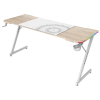 Стол компьютерный ZONE 51 TRINE 160 RGB Wood/White