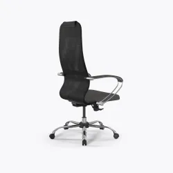 Кресло SynchroSit 8 B1-9K - X2+Bahama /Uh00/Wh12/K1cF(M25.B21.G20.W02), Черный-Тем.серый