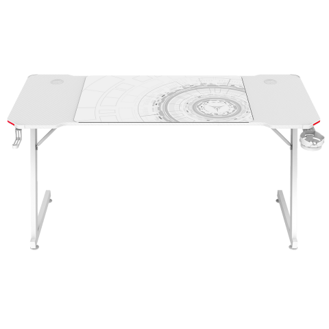 Стол компьютерный ZONE 51 TRINE 140 RGB White