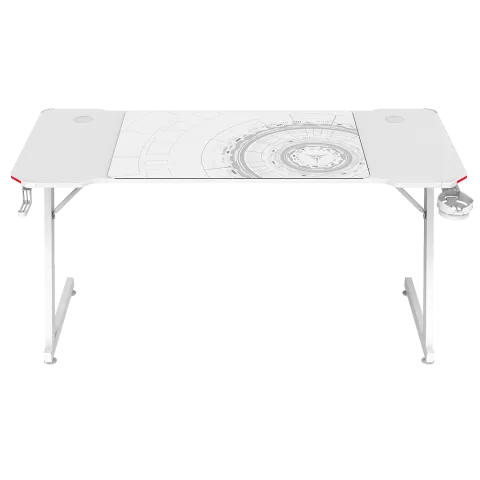 Стол компьютерный ZONE 51 TRINE 140 RGB White