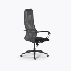Кресло Sit 8 B1-8K - X1+UMF(X1) /Uh00/Wh00/K1bL(M09.B11.G19.W01), Св.серый-Черный