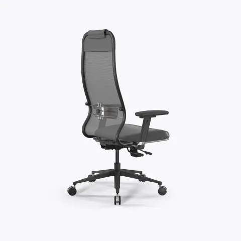 Кресло SynchroSit 10 L1-115D - X2+Extra /Um00/Wm12/D03P(M18.B11.G19.W25), Серый