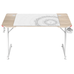 Стол компьютерный ZONE 51 TRINE 120 Wood/White