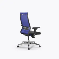 Кресло SynchroSit 10 B2-163D - T+Extra /Km00/Wm12/D02P(M20.B22.G18.W02), Васильковый-Черный