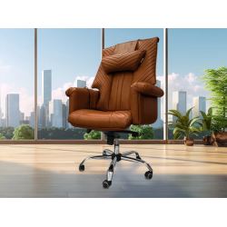 Офисное массажное кресло PRESIDENT PRO Терракот