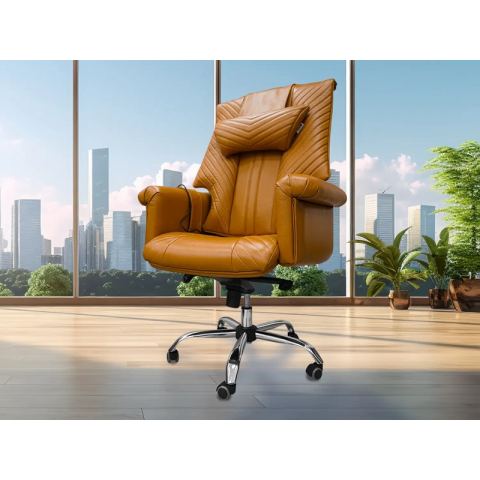 Офисное массажное кресло PRESIDENT PRO Охра