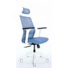 Кресло Falto Soul-Automatic SOL 01WAL/BL-BL 2D (каркас белый, спинка синяя, сидение синие)