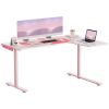 Стол угловой EUREKA ERK-L60R-PK-V2 (правый), розовый