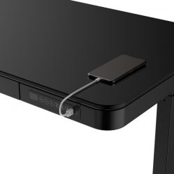 Стол для компьютера с электроприводом FoxGear LIFTISCH FG-ED-47BB, Black