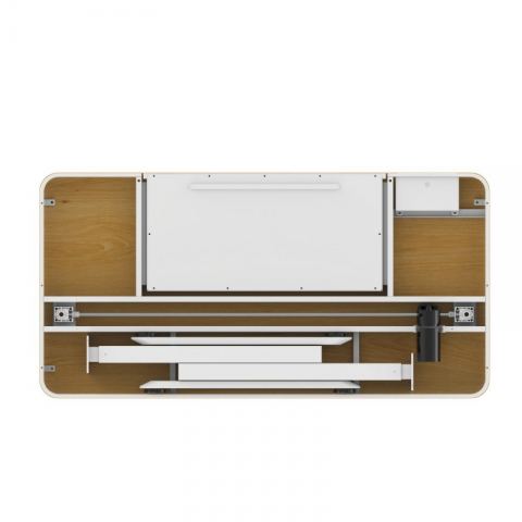 Стол для компьютера с электроприводом FoxGear LIFTISCH FG-ED-47WLW, Light Wood