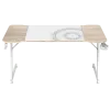 Стол компьютерный ZONE 51 TRINE 140 Wood/White