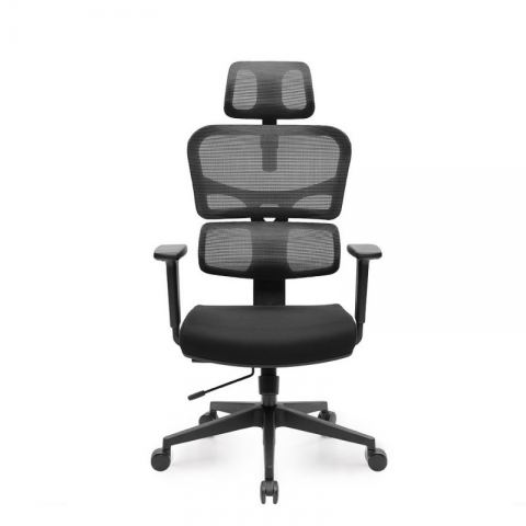 Эргономичное компьютерное кресло Eureka ERK-OC12-B, черное