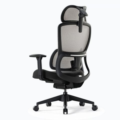 Эргономичное компьютерное кресло Eureka ERK-OC15-GY, серое