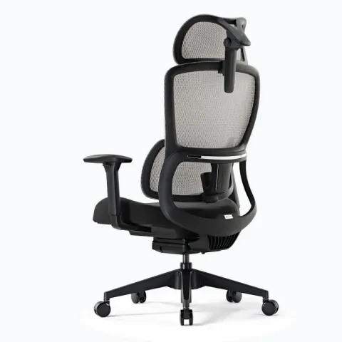 Эргономичное компьютерное кресло Eureka ERK-OC15-GY, серое