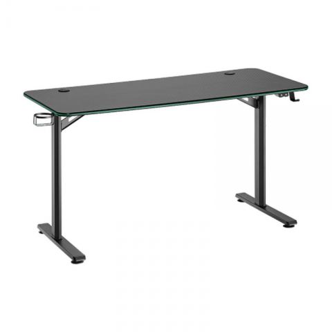 Стол для геймеров FoxGear FG-GIR-54B c подсветкой, черный