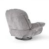 Электрическое кресло-реклайнер Eureka с местом для хранения вещей, серый