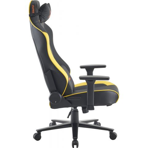 Кресло Everprof Rapid Экокожа Желтый/Черный