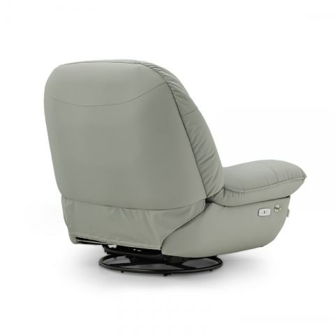 Кресло-реклайнер Eureka EEA02 с откидной спинкой и функцией качания, серый