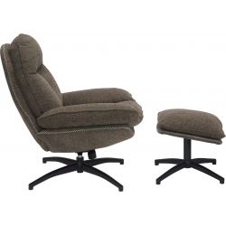 Кресло Everprof Lime Ткань Темно-коричневый