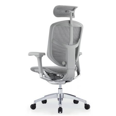 Кресло Falto Enjoy Elite 2 (серый каркас/сетка светлая T-168-B2/крестовина металл)