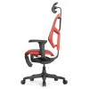 Кресло Falto Enjoy Ultra Gaming U9 Ottoman с подножкой (red-black mixed каркас/сетка black mesh)