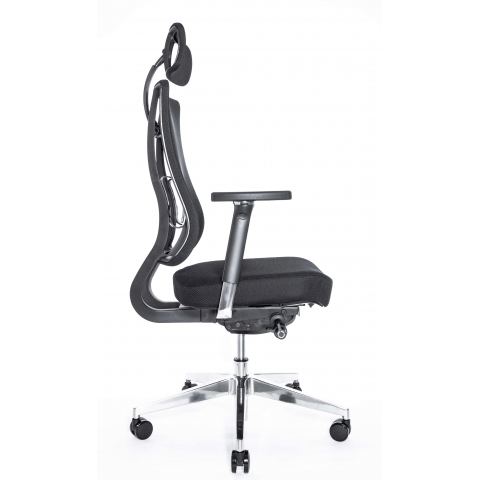 Кресло Falto X-Trans Xtr 11KAL-AL  (каркас черный, спинка черная, сидение черное)