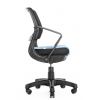 Кресло Robo С-250 SY-1208-BK-BL  (каркас черный/спинка сетка черная/сидение ткань синяя)
