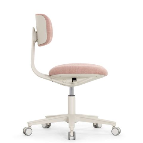 Универсальное кресло Falto Rookie plus (каркас светлый/обивка розовая)