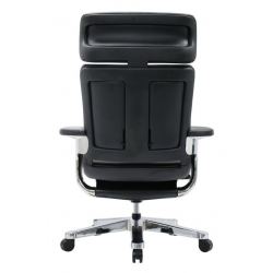 Кресло реклайнер Falto Nuvem Luxory Boss натуральная кожа LE2095 Black Roll