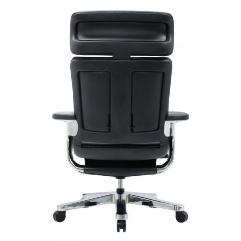 Кресло реклайнер Falto Nuvem Luxory Boss натуральная кожа LE2095 Black Roll